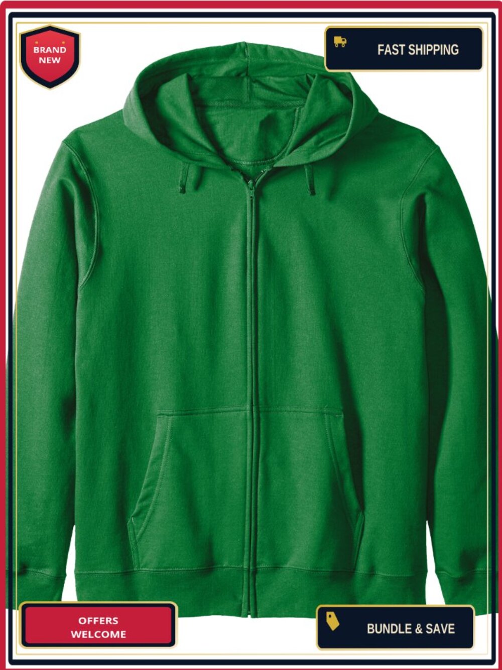 Cute Duck in Frog Raincoat Zip Hoodie, Quirky Novelty Sweatshirt